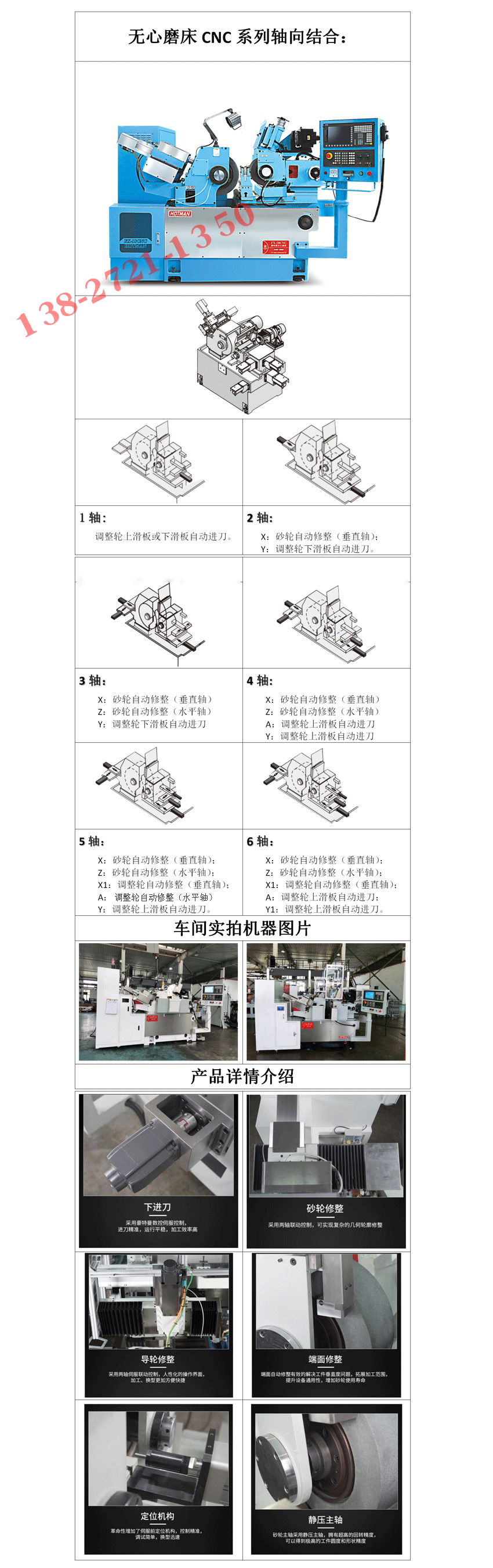 FX-18CNC成型無心磨床產品詳情介紹
